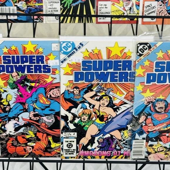 Super Powers 1-5 (V1 1984) & 1 5 6 (V2 1985) & 1-4 (V3 1986) Lot Jack Kirby - Picture 6 of 7